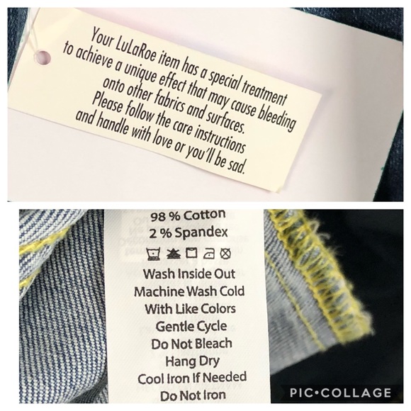 LuLaRoe Jaxon Denim Jean Jacket NWT Aztec Embroidery S - Picture 6 of 7